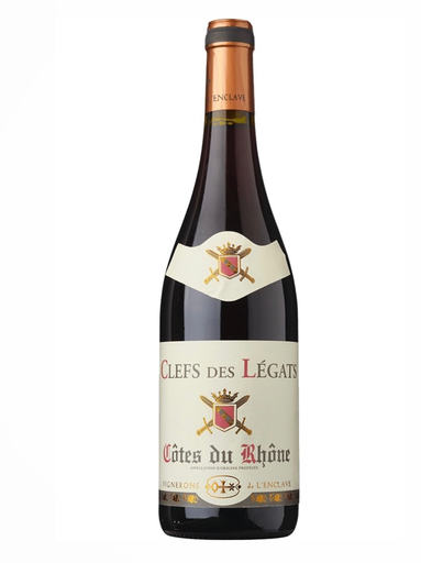 [2000000006857] CLEFS DES LEGATS Cotes du Rhone AOC. 750 ml.